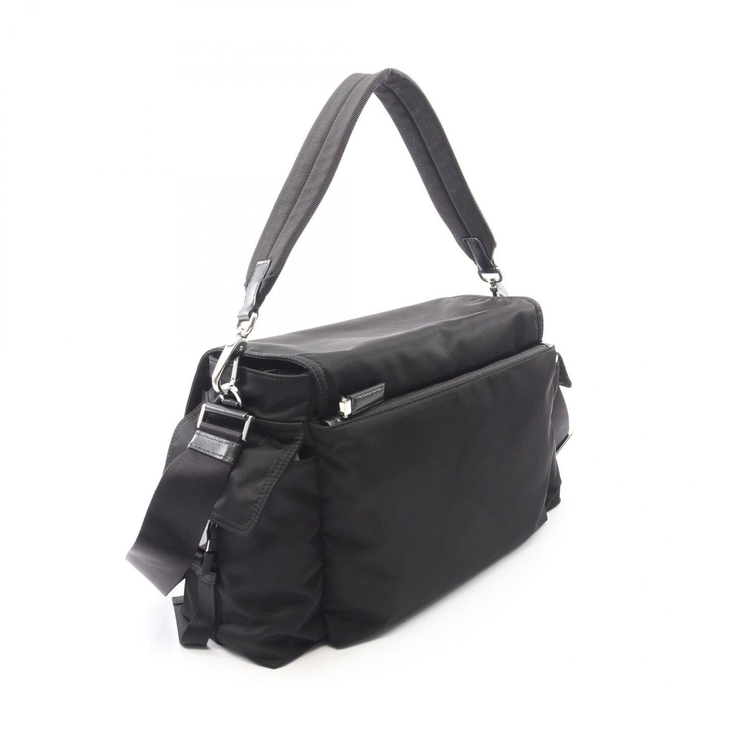 Prada Shoulder Bag Explora Re-Nylon 2-Way Black Nylon — view 2