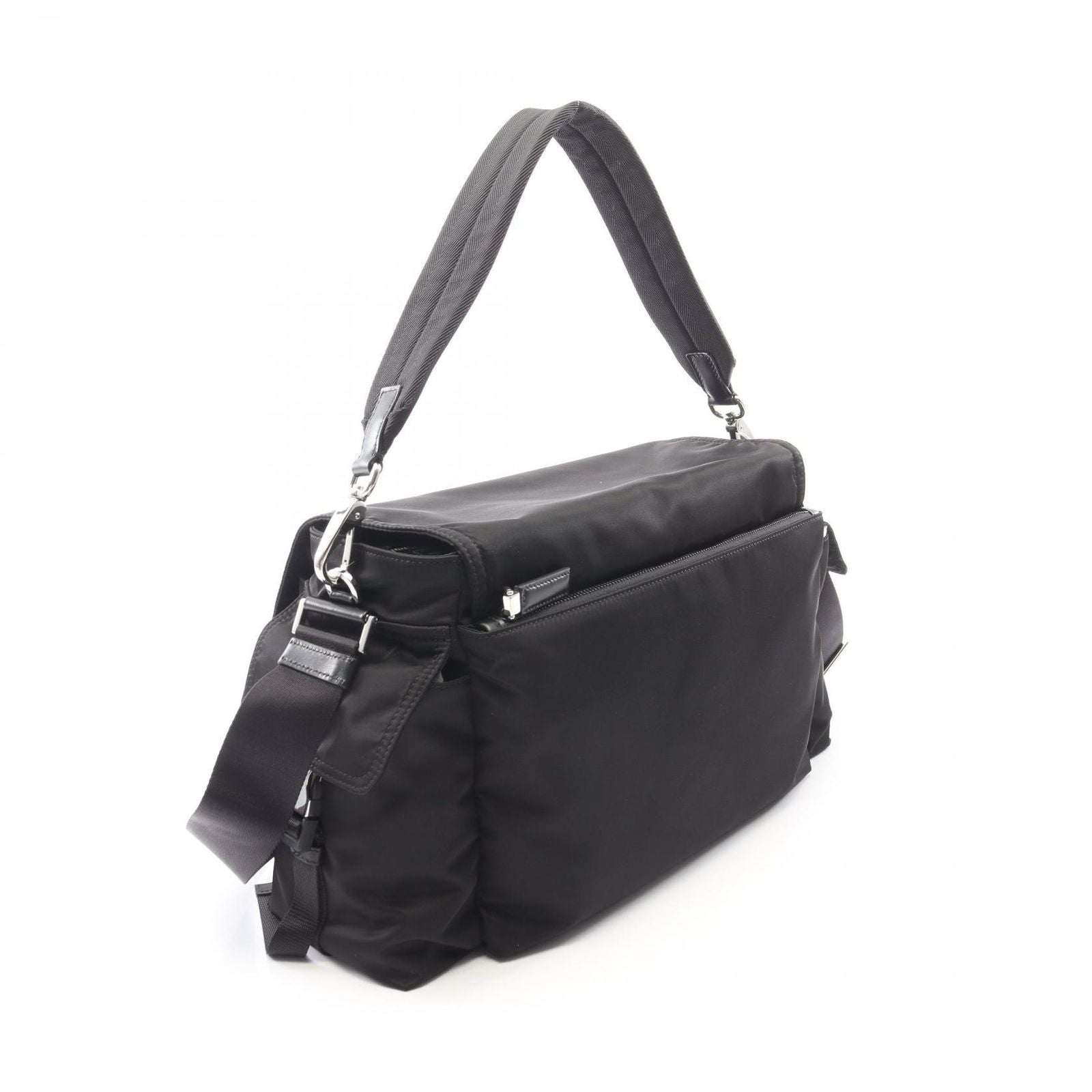 Prada Shoulder Bag Explora Re-Nylon 2-Way Black Nylon — view 2