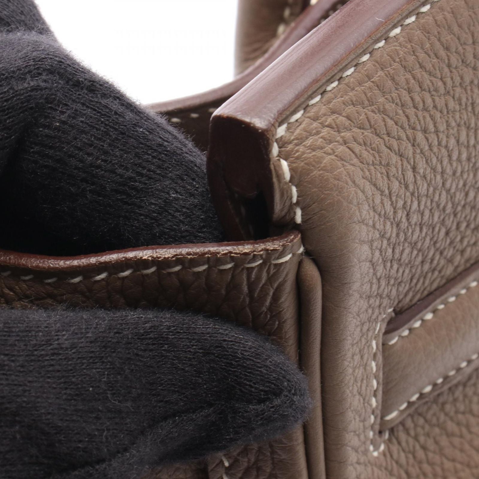 Hermes Handbag Birkin 30 Etoupe Leather — view 8