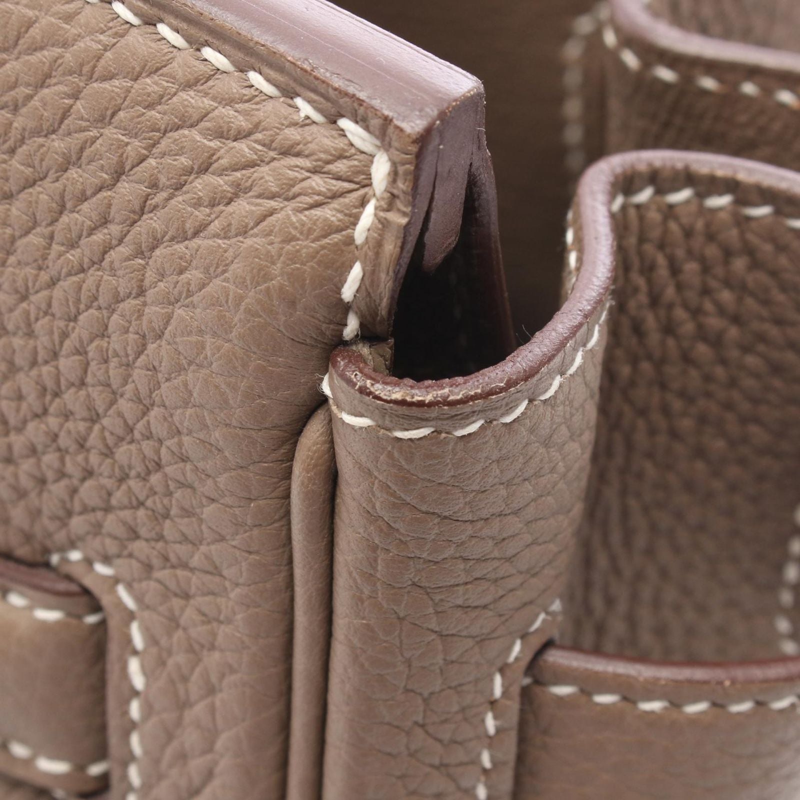 Hermes Handbag Birkin 30 Etoupe Leather — view 9