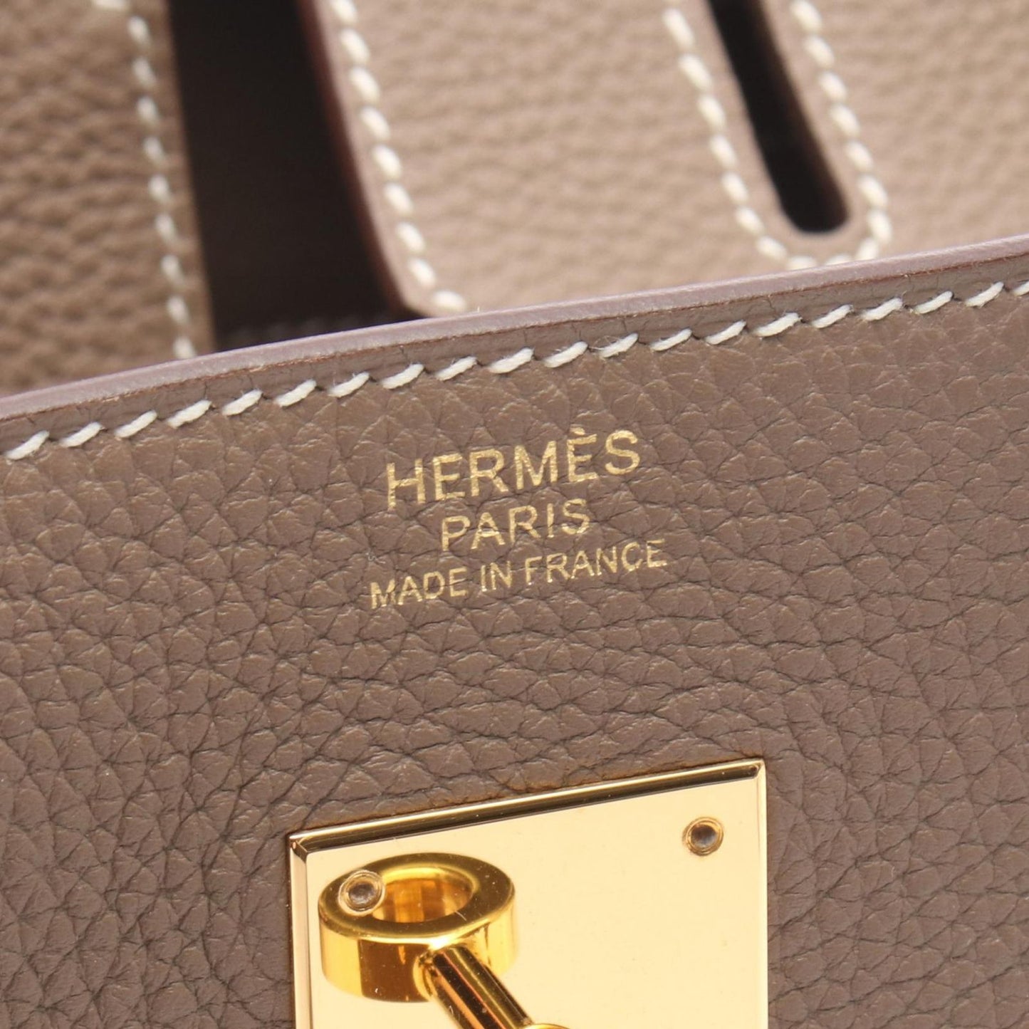 Hermes Handbag Birkin 30 Etoupe Leather — view 4