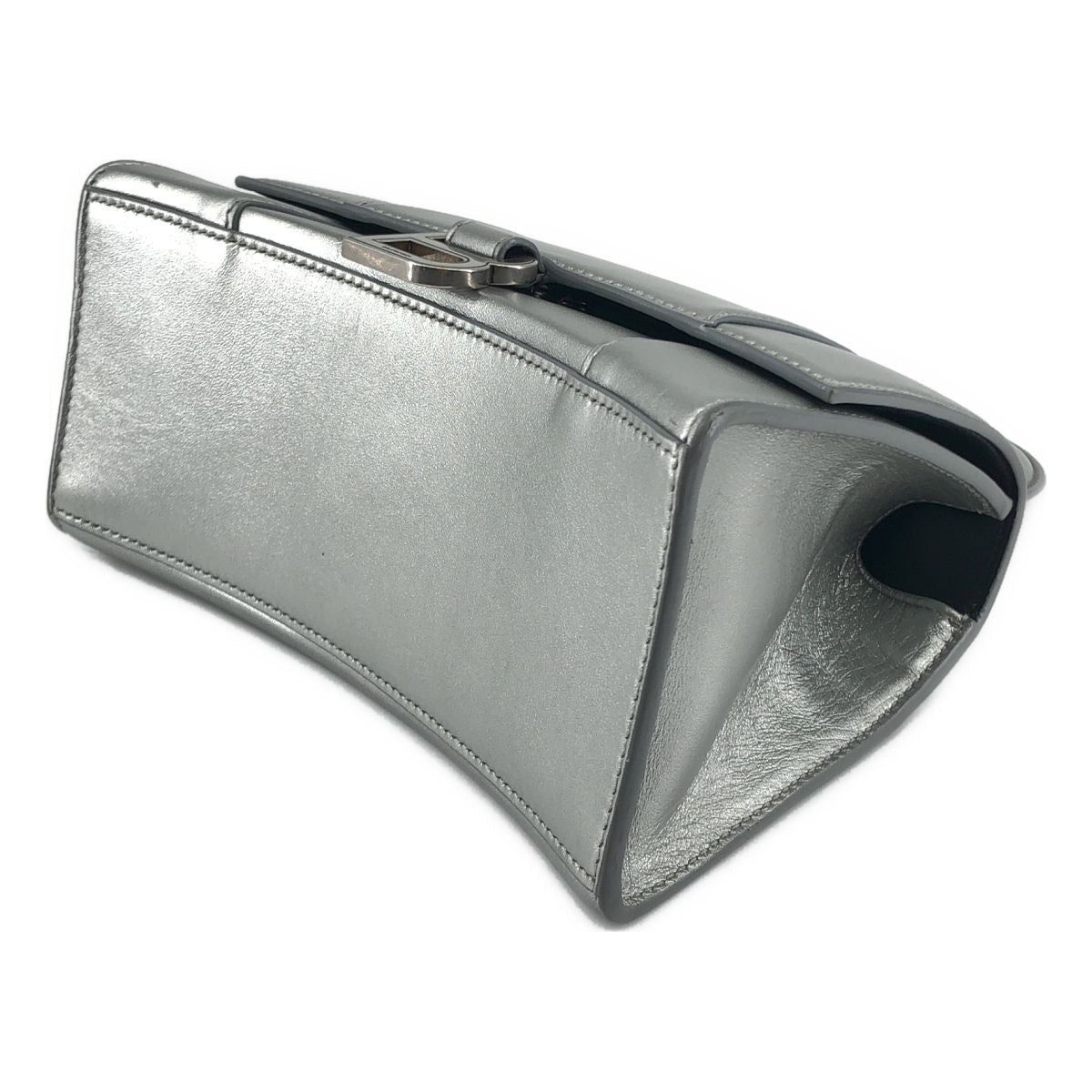 Balenciaga Hourglass 2-Way Small Shoulder Bag Silver — view 7