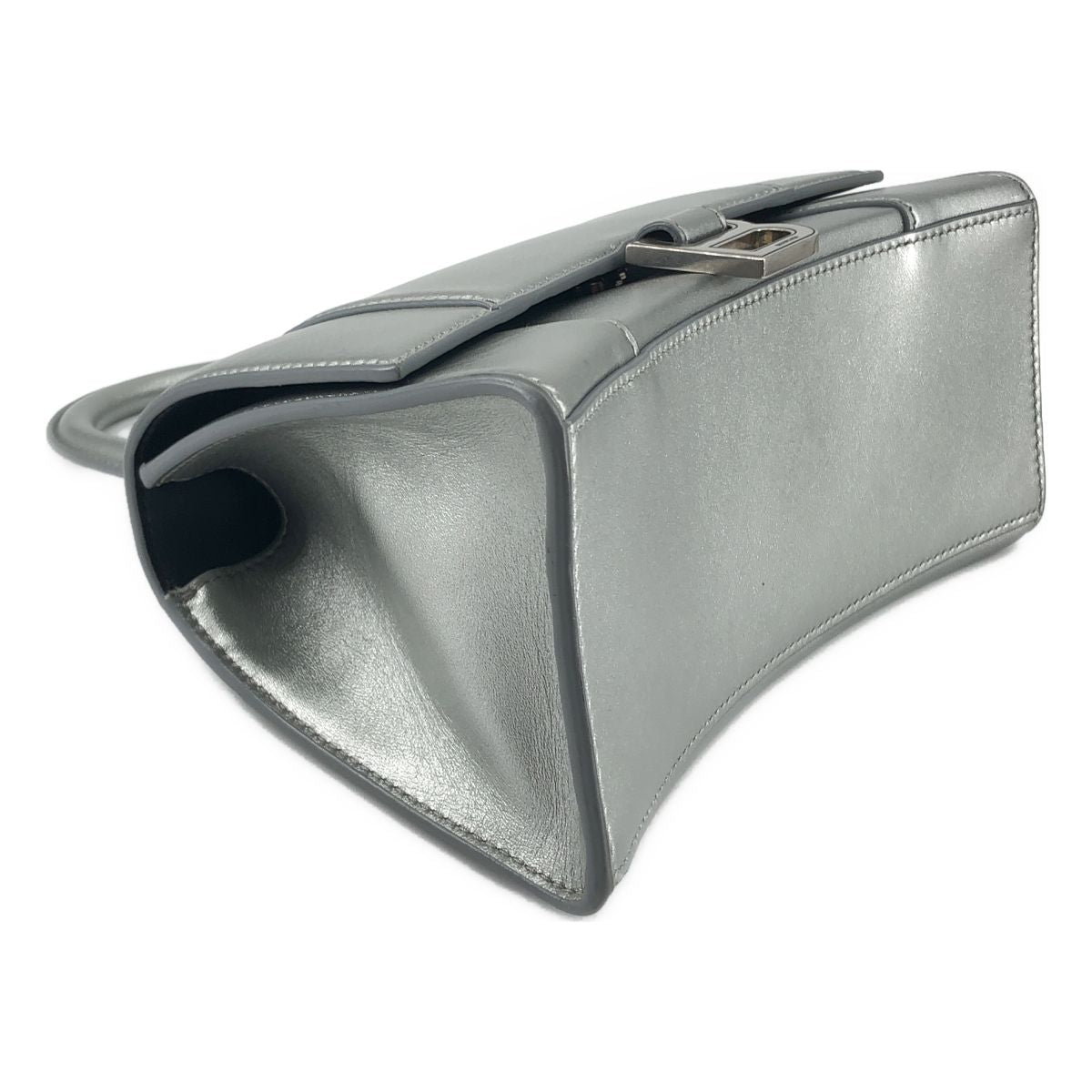 Balenciaga Hourglass 2-Way Small Shoulder Bag Silver — view 6