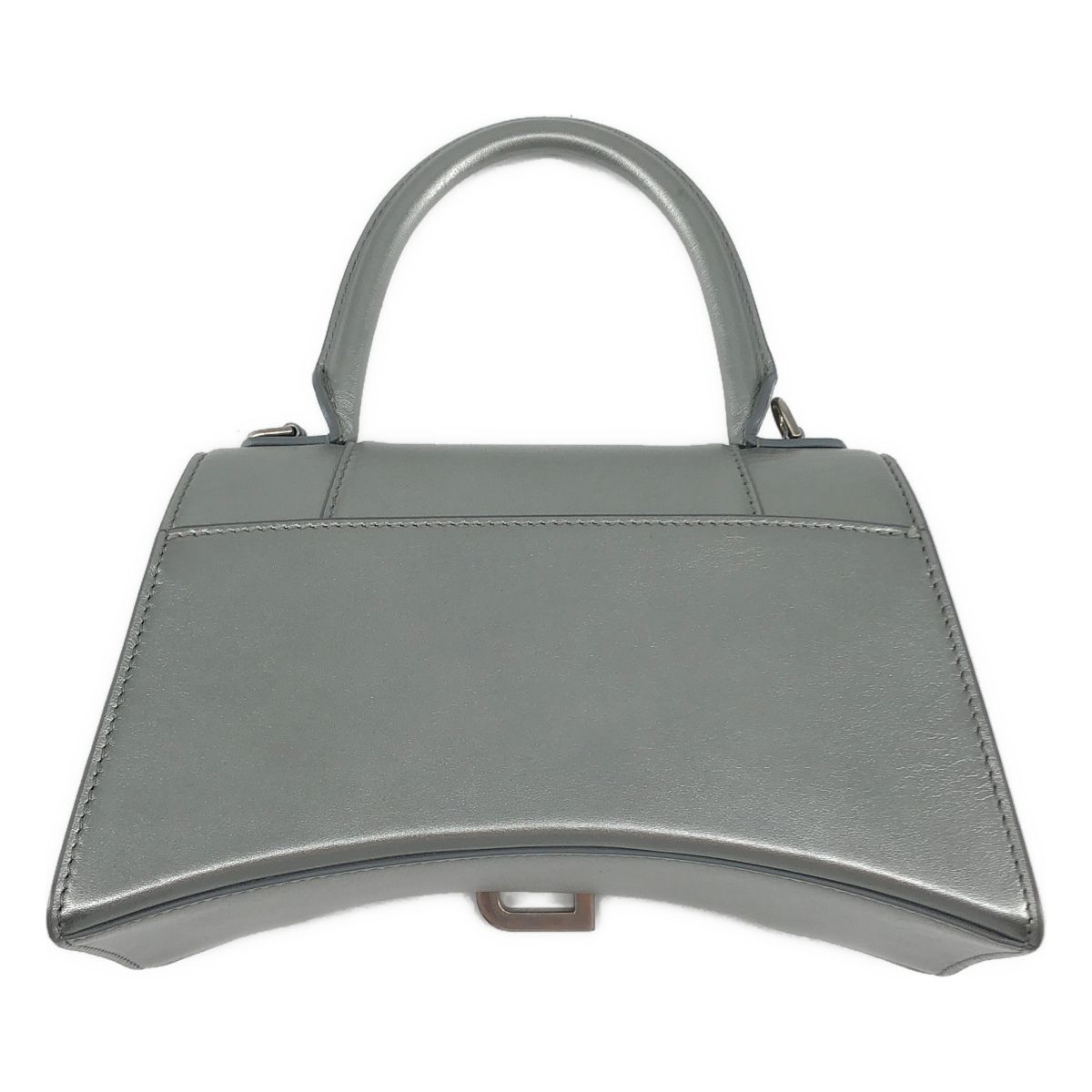 Balenciaga Hourglass 2-Way Small Shoulder Bag Silver — view 2