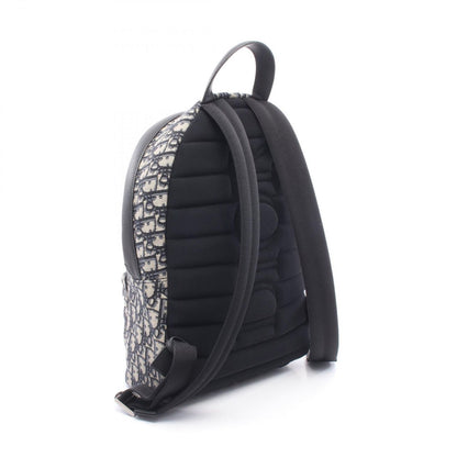 Dior Backpack Rider Auction Kids Navy Canvas Leather Small — view 2