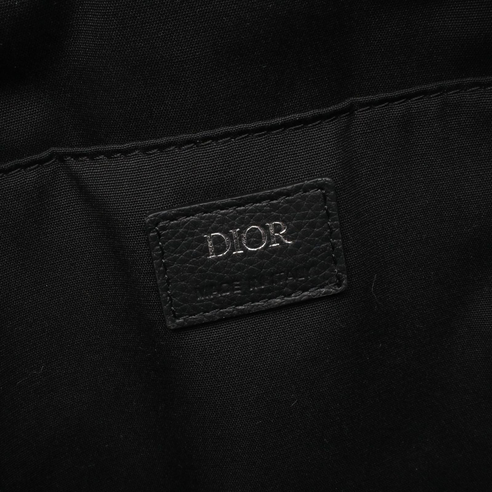 Dior Backpack Rider Auction Kids Navy Canvas Leather Small — view 4