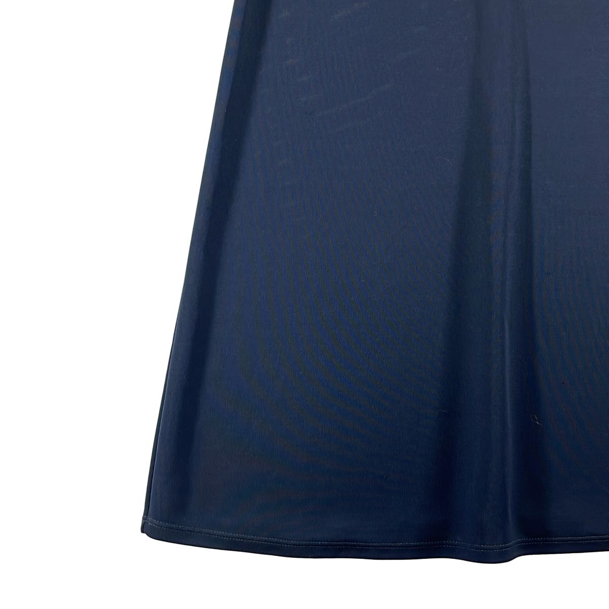 Max Mara Jersey Sleeveless Flare Dress 40 Navy — view 3