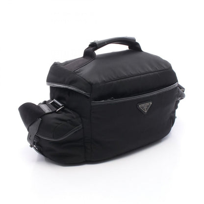 Prada Shoulder Bag Black Nylon Leather — view 2
