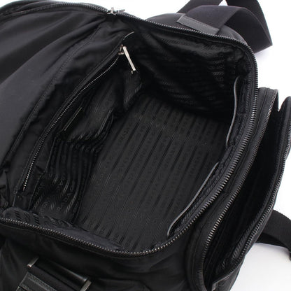 Prada Shoulder Bag Black Nylon Leather — view 3