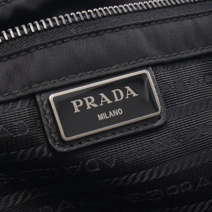 Prada Shoulder Bag Black Nylon Leather — view 4