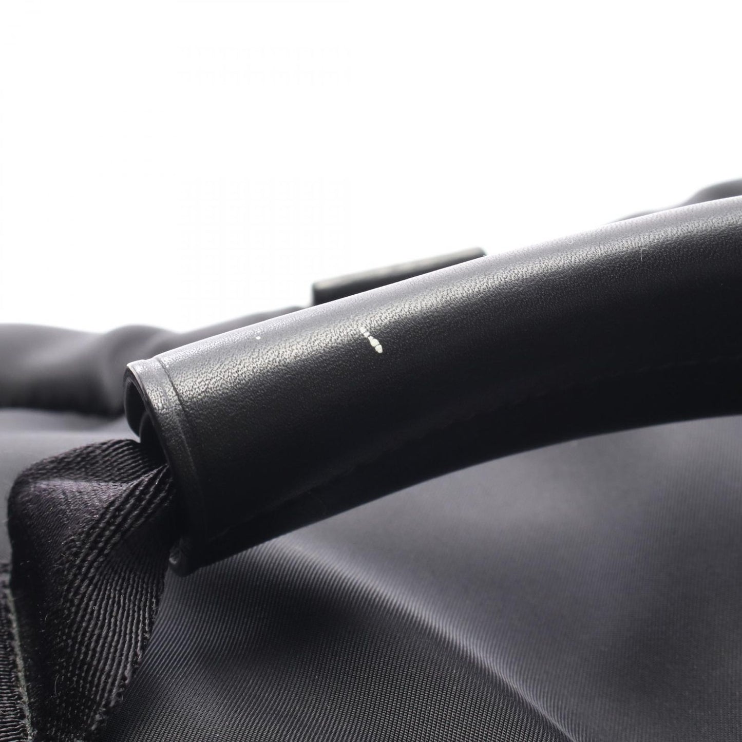 Prada Shoulder Bag Black Nylon Leather — view 9