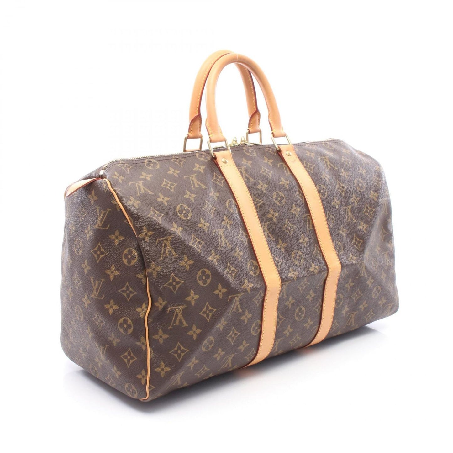 Louis Vuitton Boston Bag Keepall 45 Canvas Leather — view 2