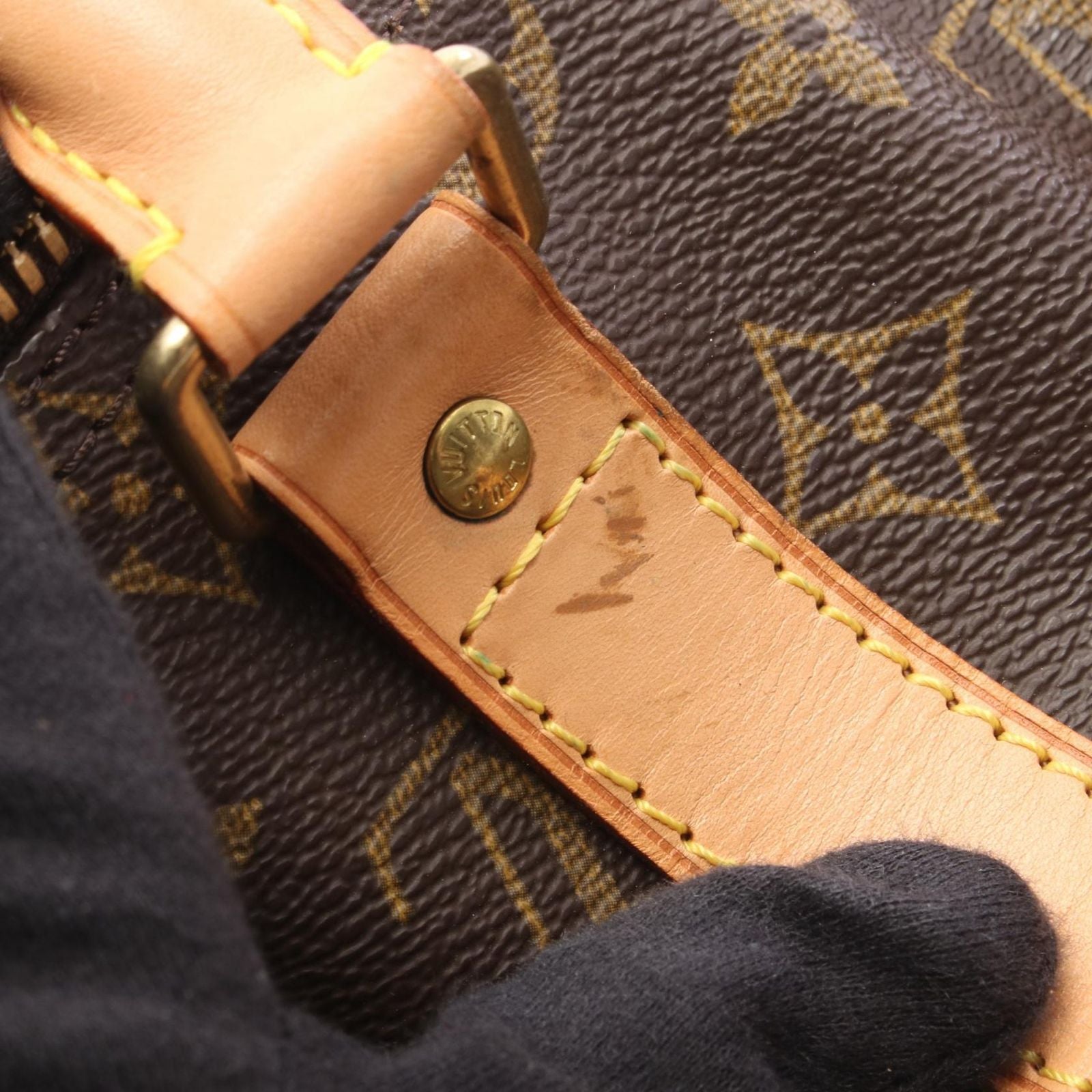Louis Vuitton Boston Bag Keepall 45 Canvas Leather — view 8