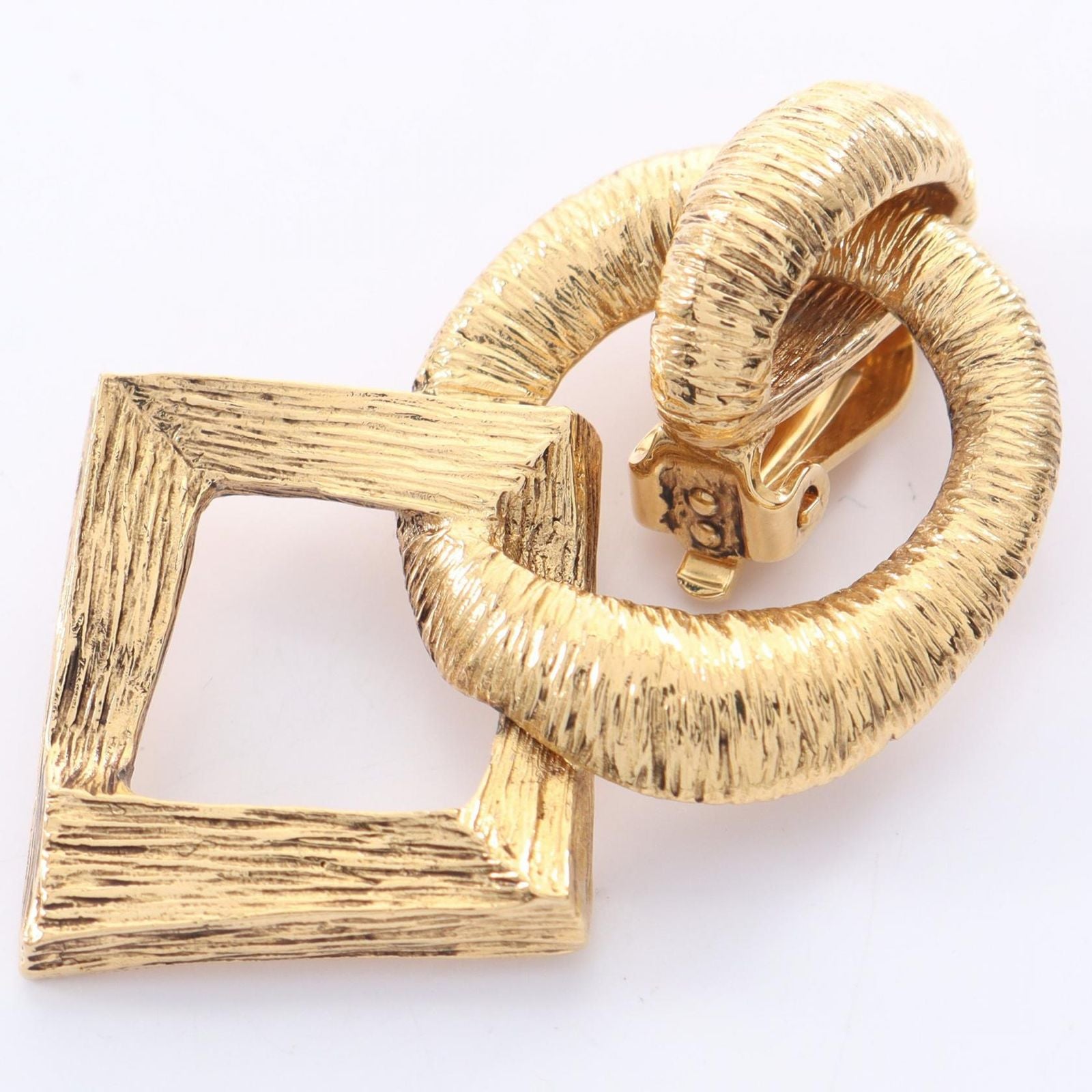 Saint Laurent Earrings Gold — view 6