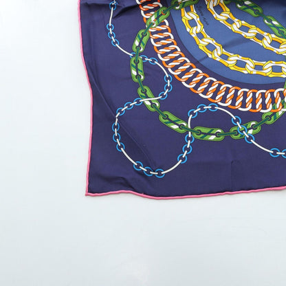 Hermes Scarf Carre 90 Reaction en Chaines Silk — view 7