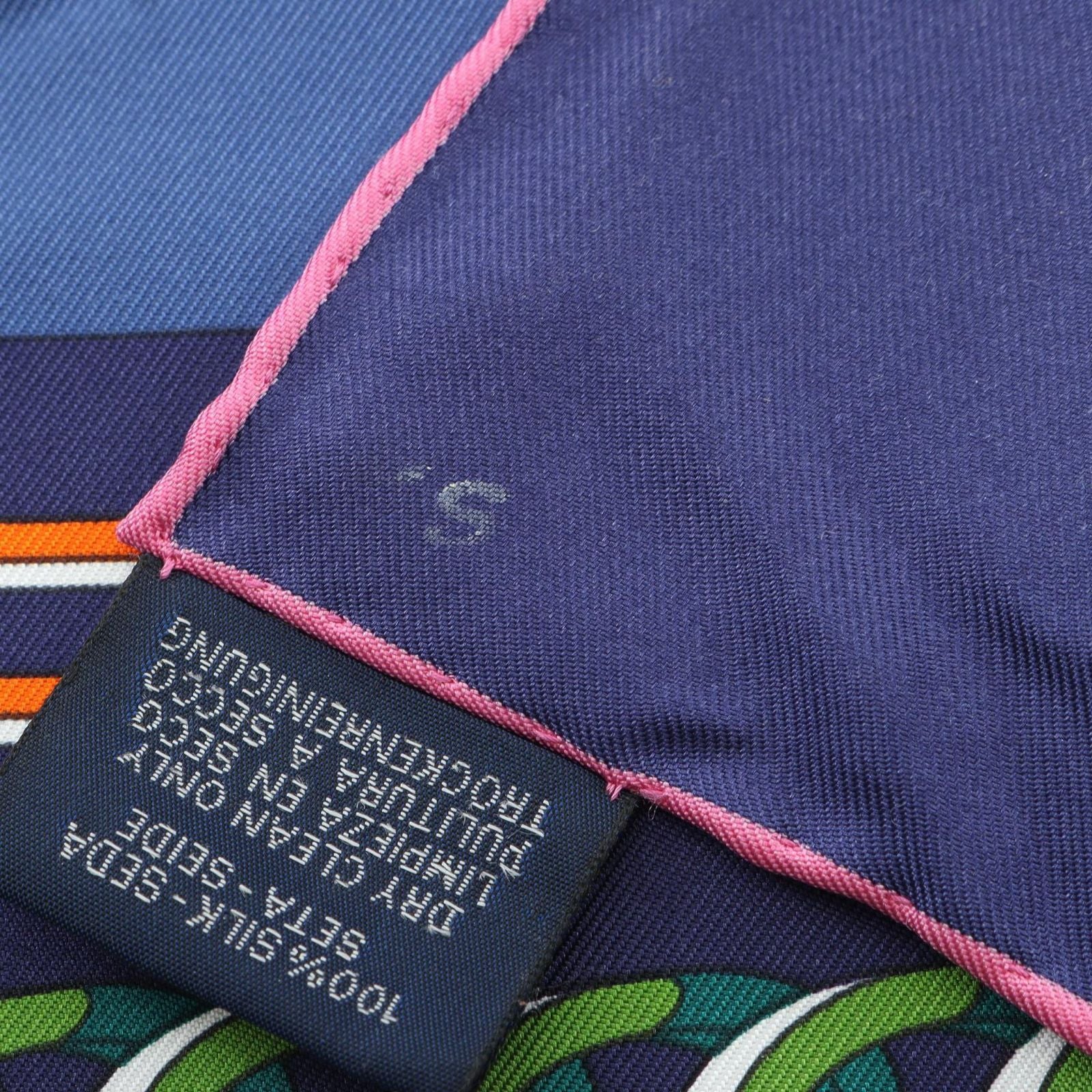 Hermes Scarf Carre 90 Reaction en Chaines Silk — view 4