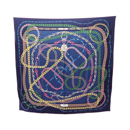 Hermes Scarf Carre 90 Reaction en Chaines Silk