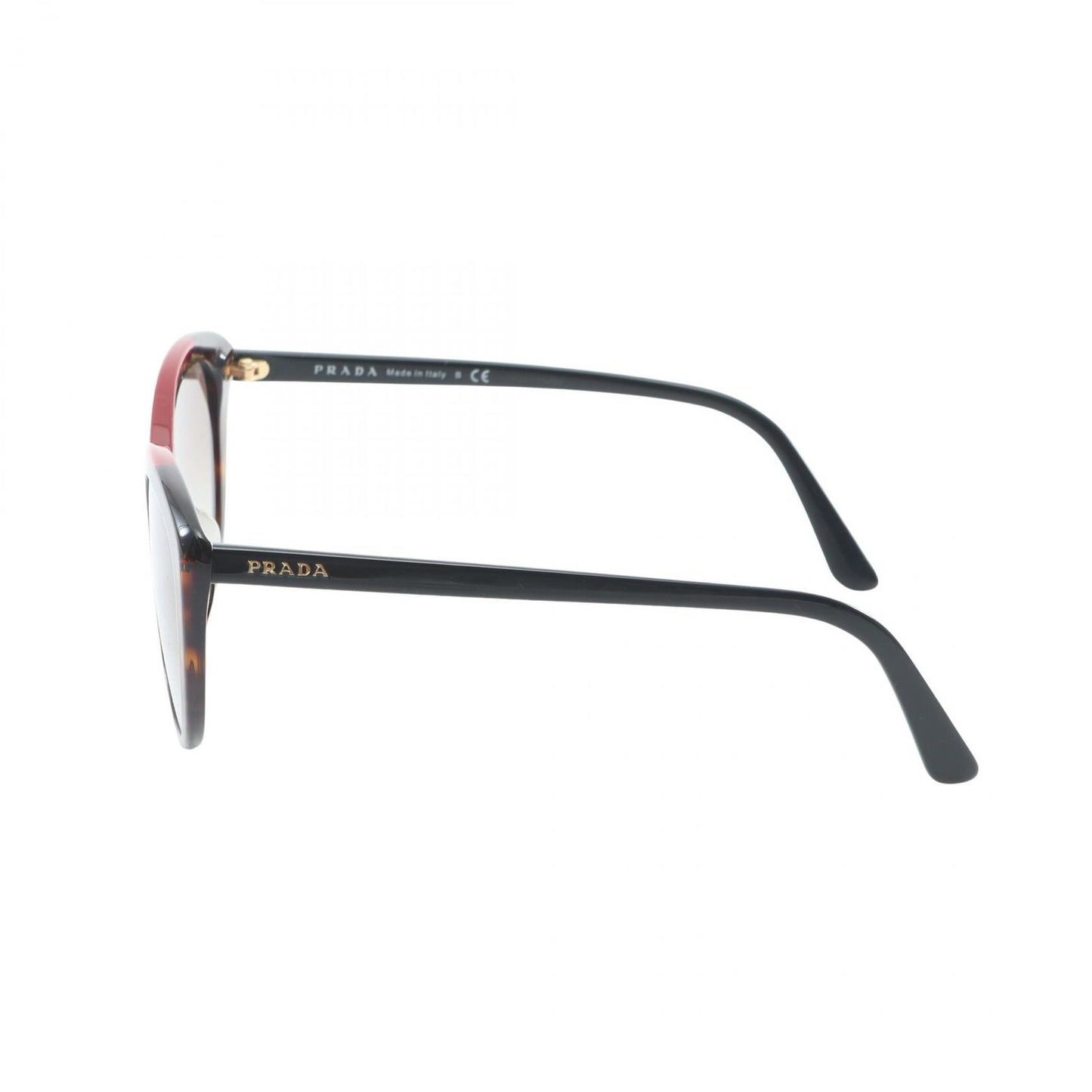 Prada Sunglasses Tortoiseshell Gradient Lens Black Eyewear — view 3
