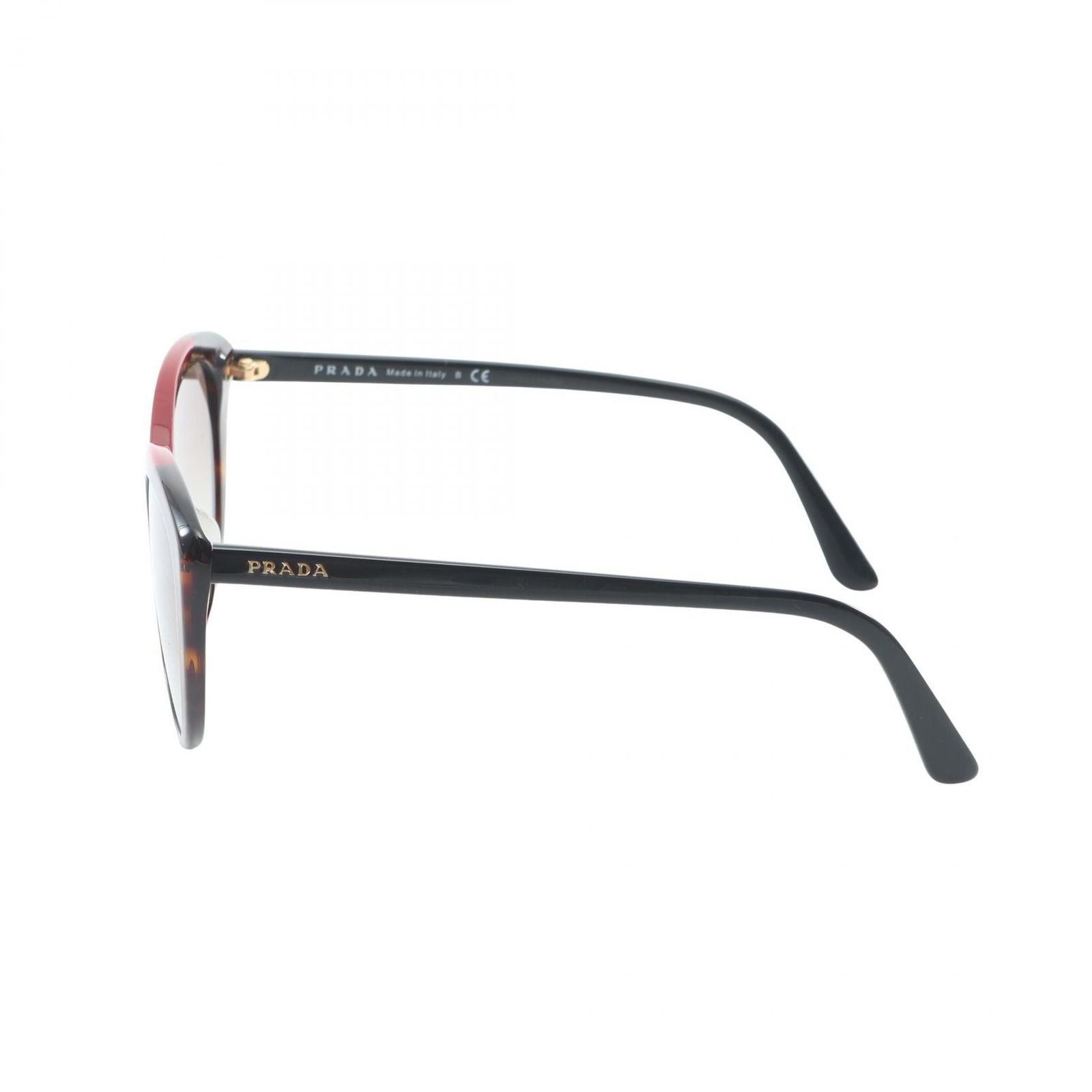Prada Sunglasses Tortoiseshell Gradient Lens Black Eyewear — view 3