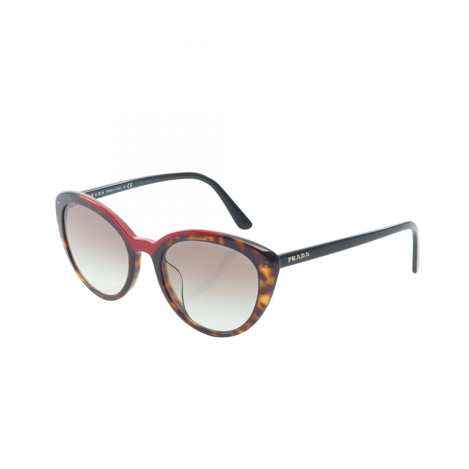 Prada Sunglasses Tortoiseshell Gradient Lens Black Eyewear — view 2