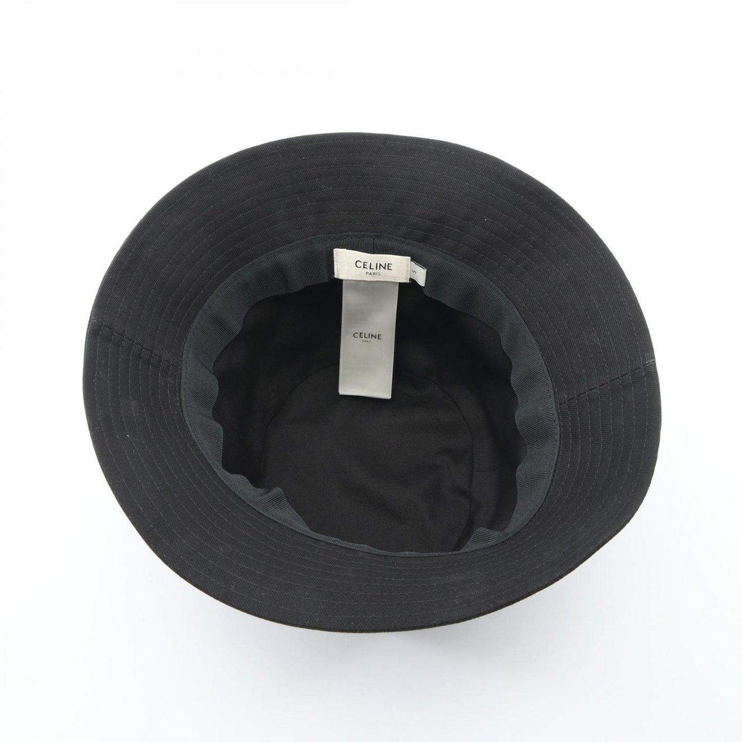 Celine Hat Logo Print Bucket — view 3