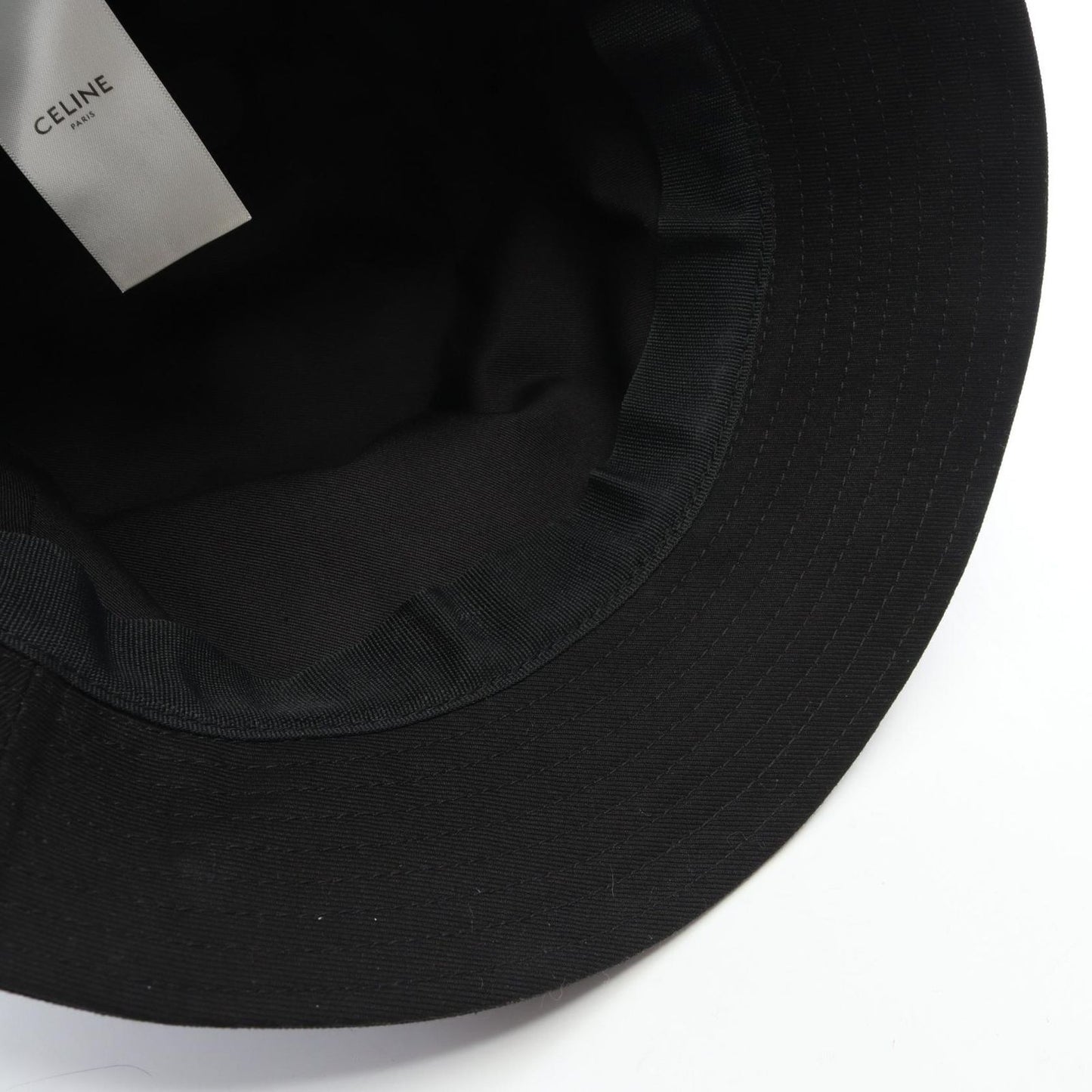 Celine Hat Logo Print Bucket — view 6