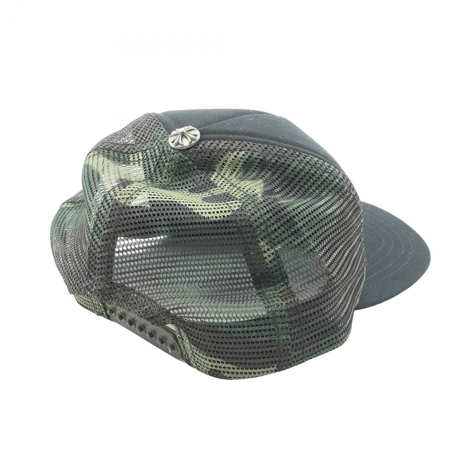 Chrome Hearts Cap Truck Khaki Cap CH Plus Hollywood Camouflage Mesh — view 2