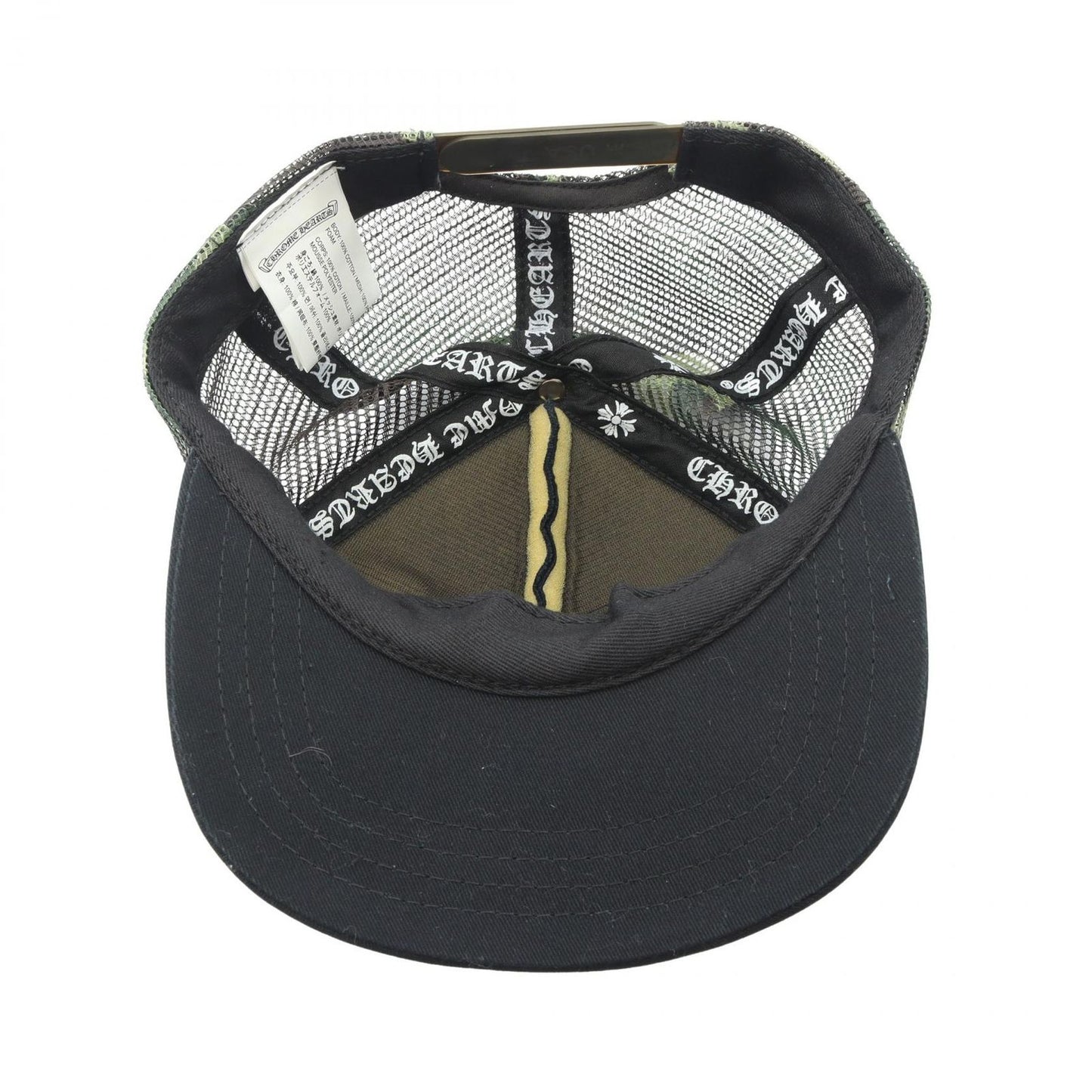 Chrome Hearts Cap Truck Khaki Cap CH Plus Hollywood Camouflage Mesh — view 3