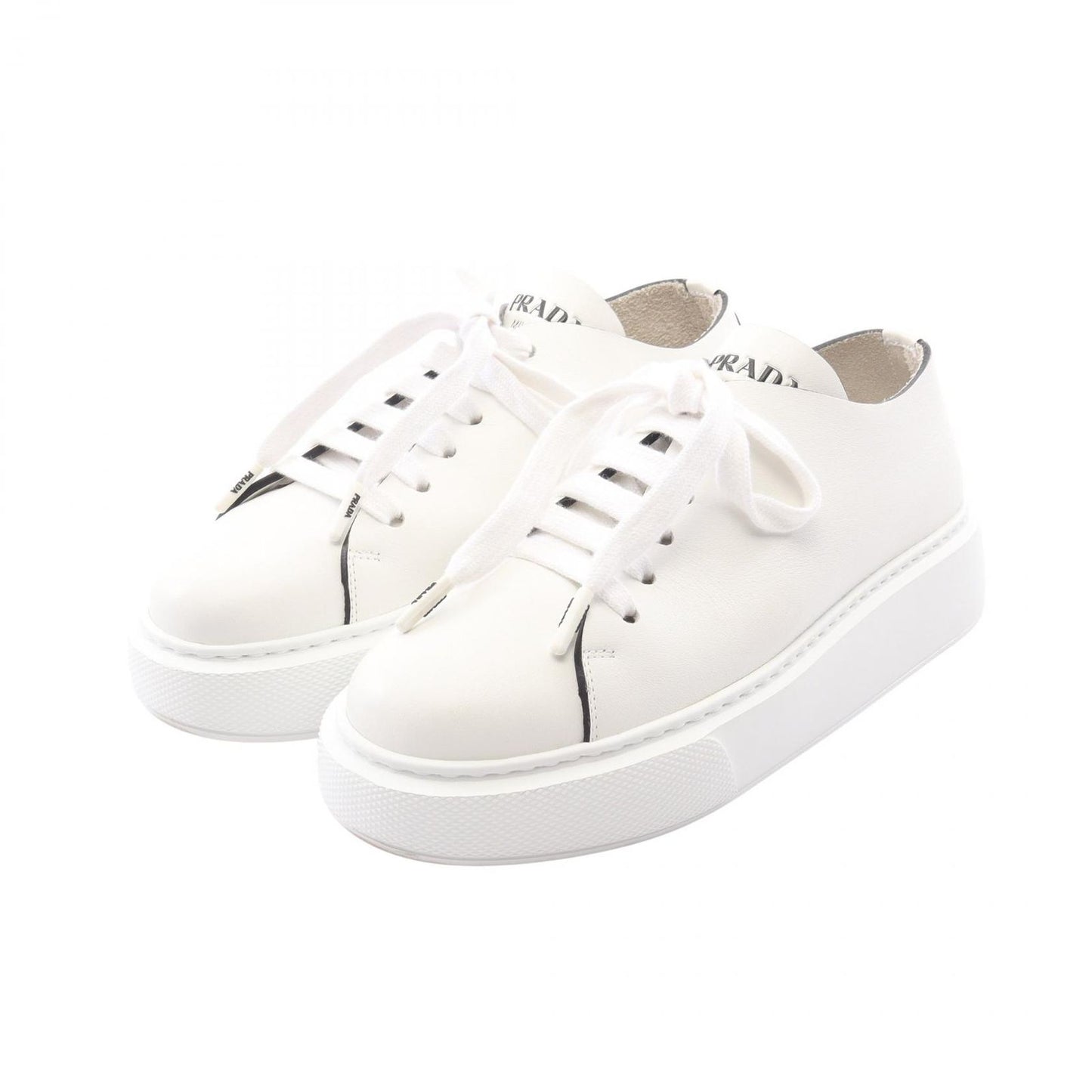 Prada Sneakers Platform White Leather