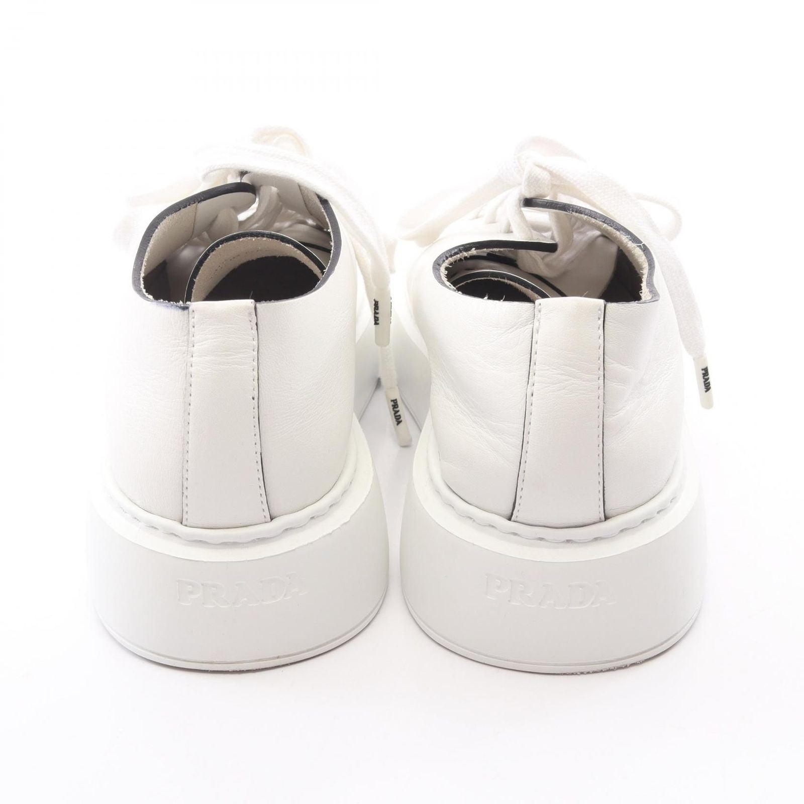 Prada Sneakers Platform White Leather — view 7
