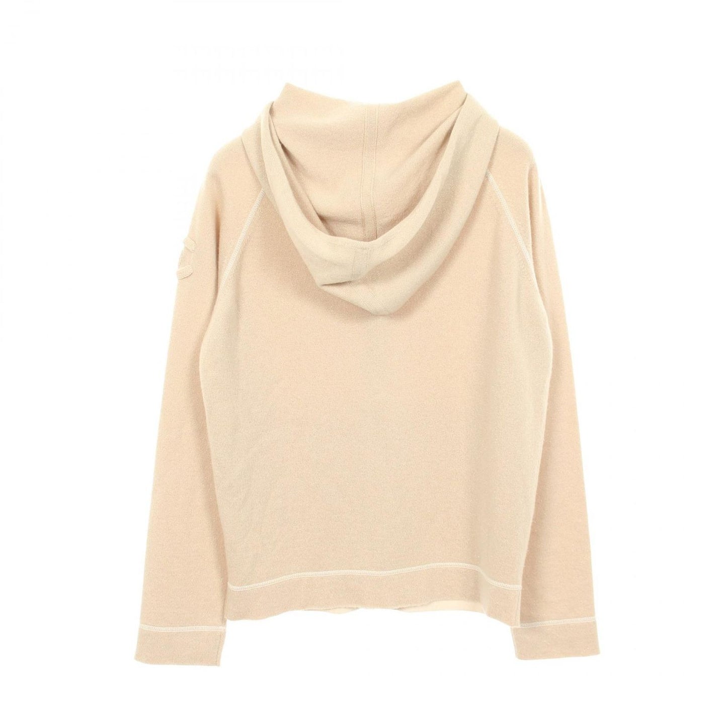 Chanel Hoodie CC Logo Lame Cashmere Knit — view 2