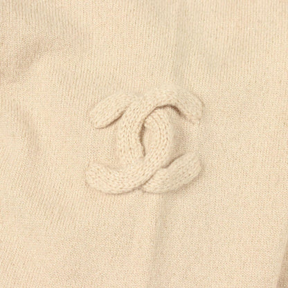 Chanel Hoodie CC Logo Lame Cashmere Knit — view 7