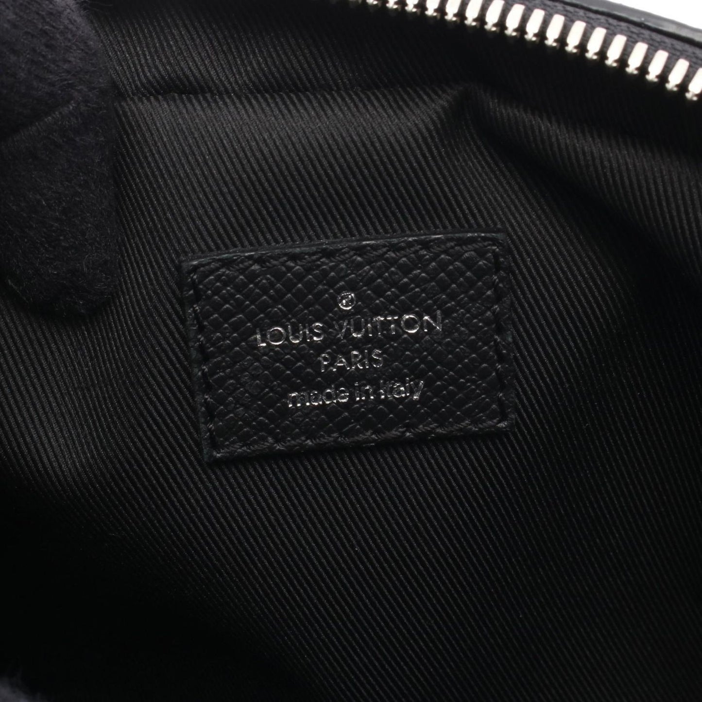 Louis Vuitton Waist Bag Outdoor Noir Canvas Leather — view 4