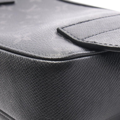 Louis Vuitton Waist Bag Outdoor Noir Canvas Leather — view 9