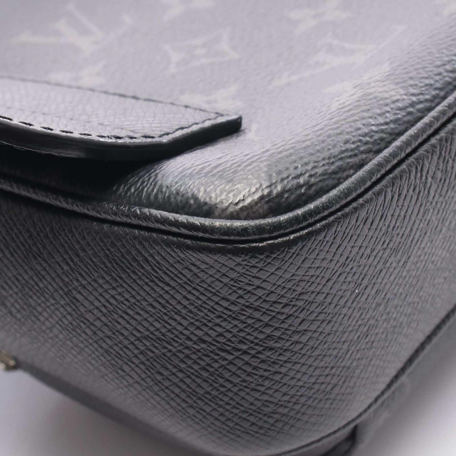 Louis Vuitton Waist Bag Outdoor Noir Canvas Leather — view 8