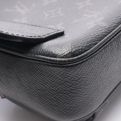 Louis Vuitton Waist Bag Outdoor Noir Canvas Leather — view 8