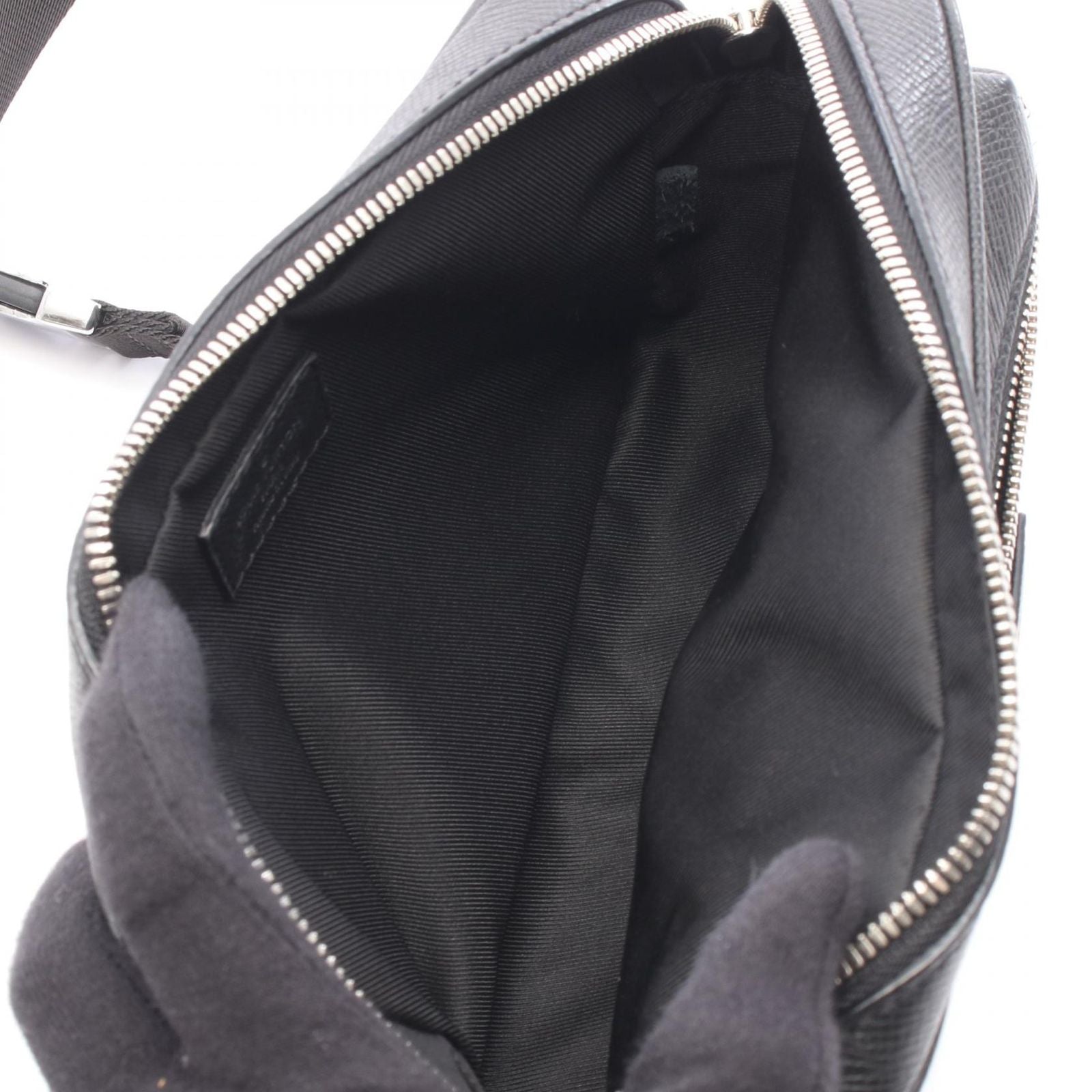 Louis Vuitton Waist Bag Outdoor Noir Canvas Leather — view 3