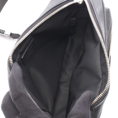 Louis Vuitton Waist Bag Outdoor Noir Canvas Leather — view 3