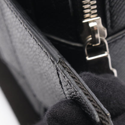 Louis Vuitton Waist Bag Outdoor Noir Canvas Leather — view 7