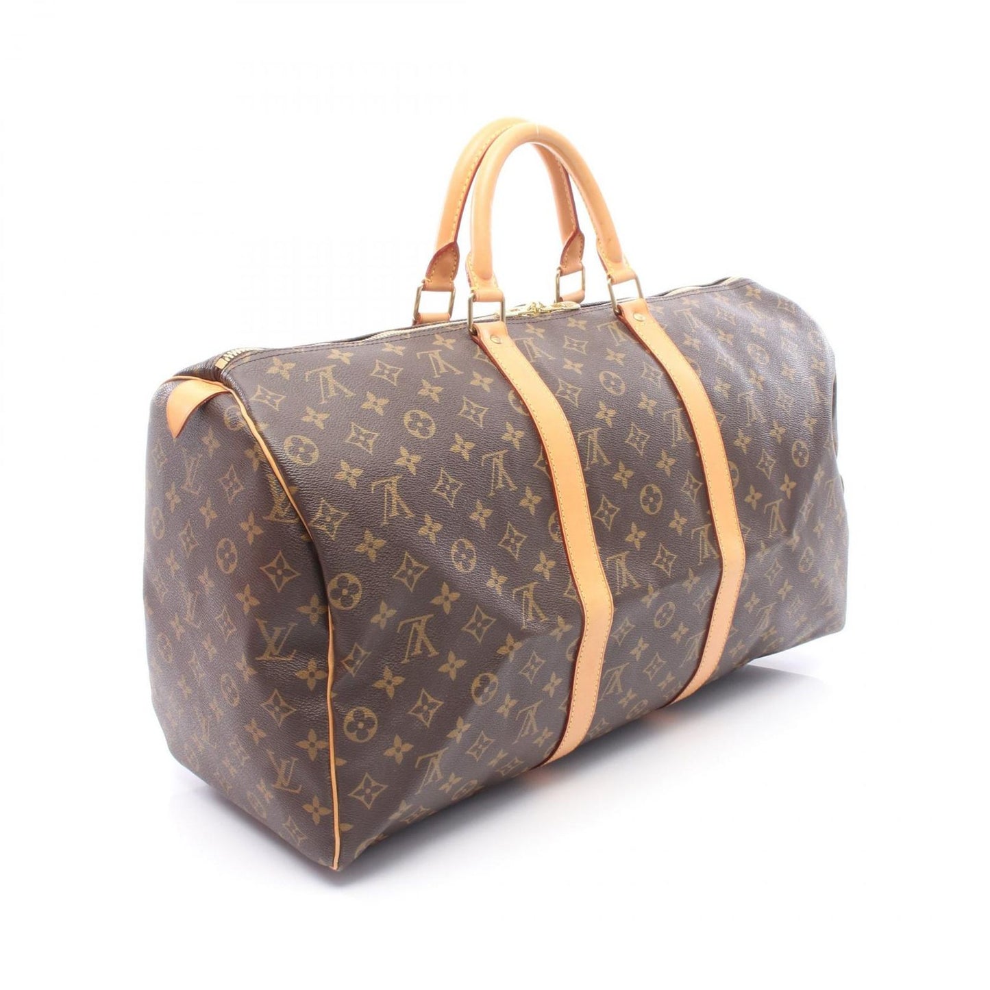 Louis Vuitton Boston Bag Keepall 50 Canvas Leather — view 2