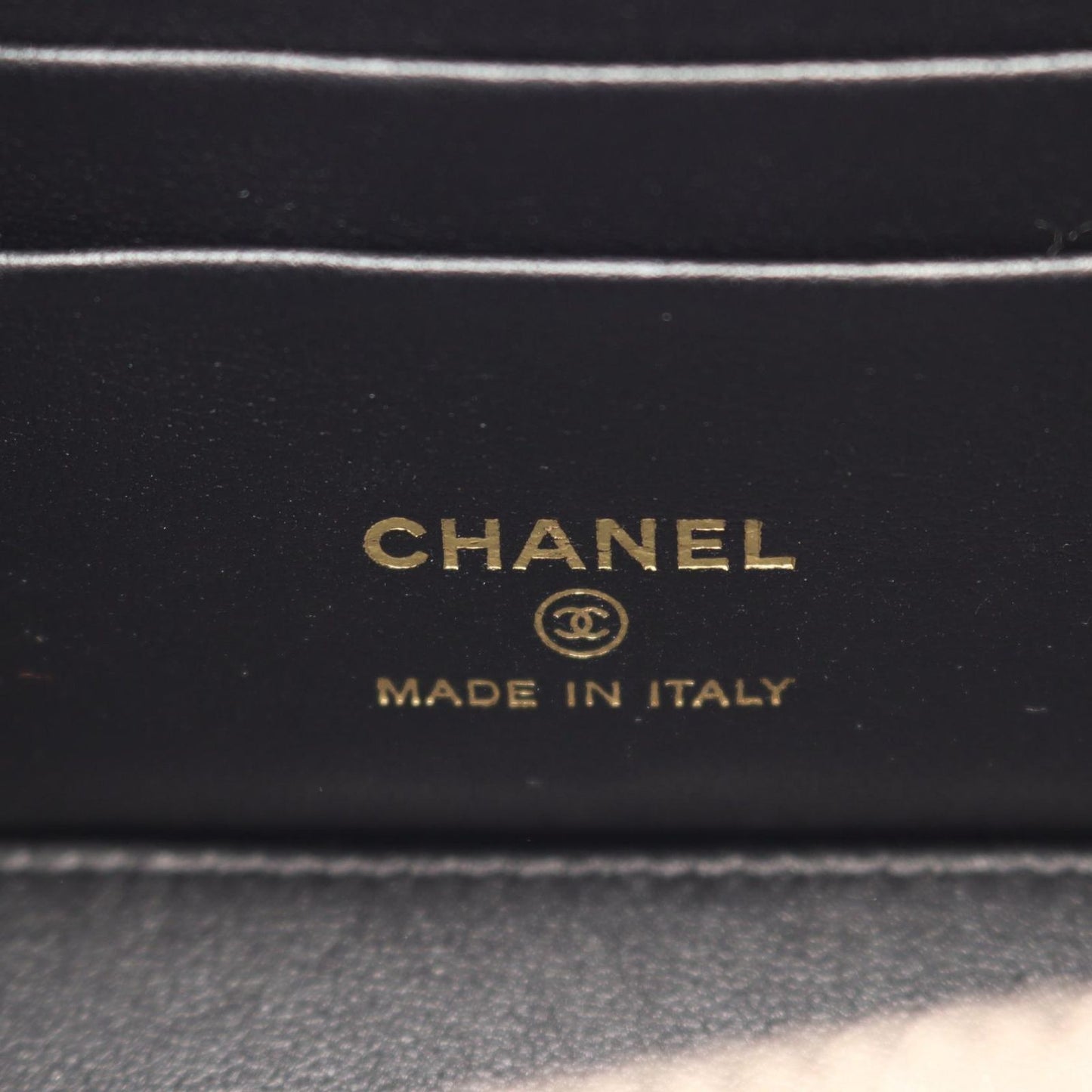Chanel Shoulder Bag Quilted Vanity 2-Way Black Lambskin Chain — view 4