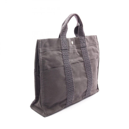 Hermes Tote Her Line Gray Canvas — view 2