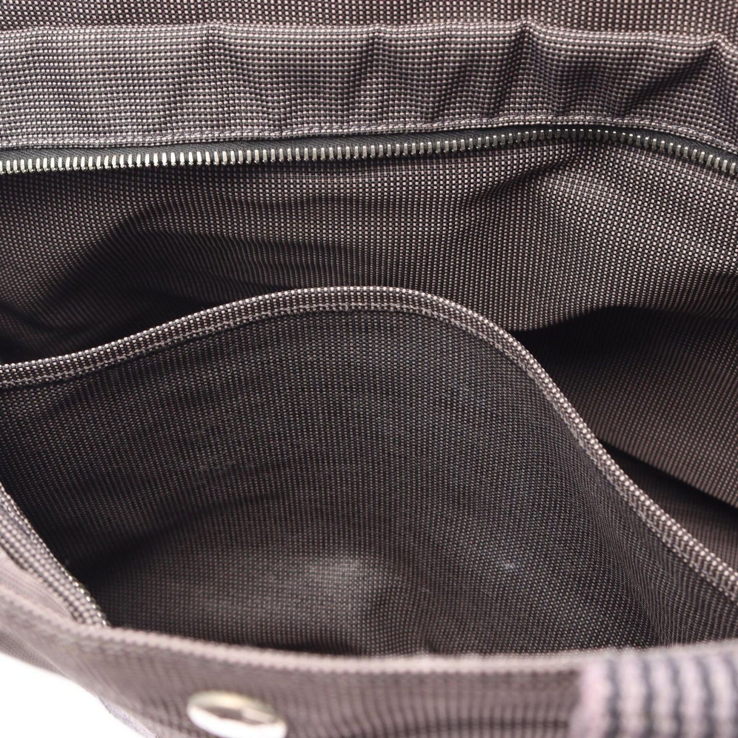 Hermes Tote Her Line Gray Canvas — view 6