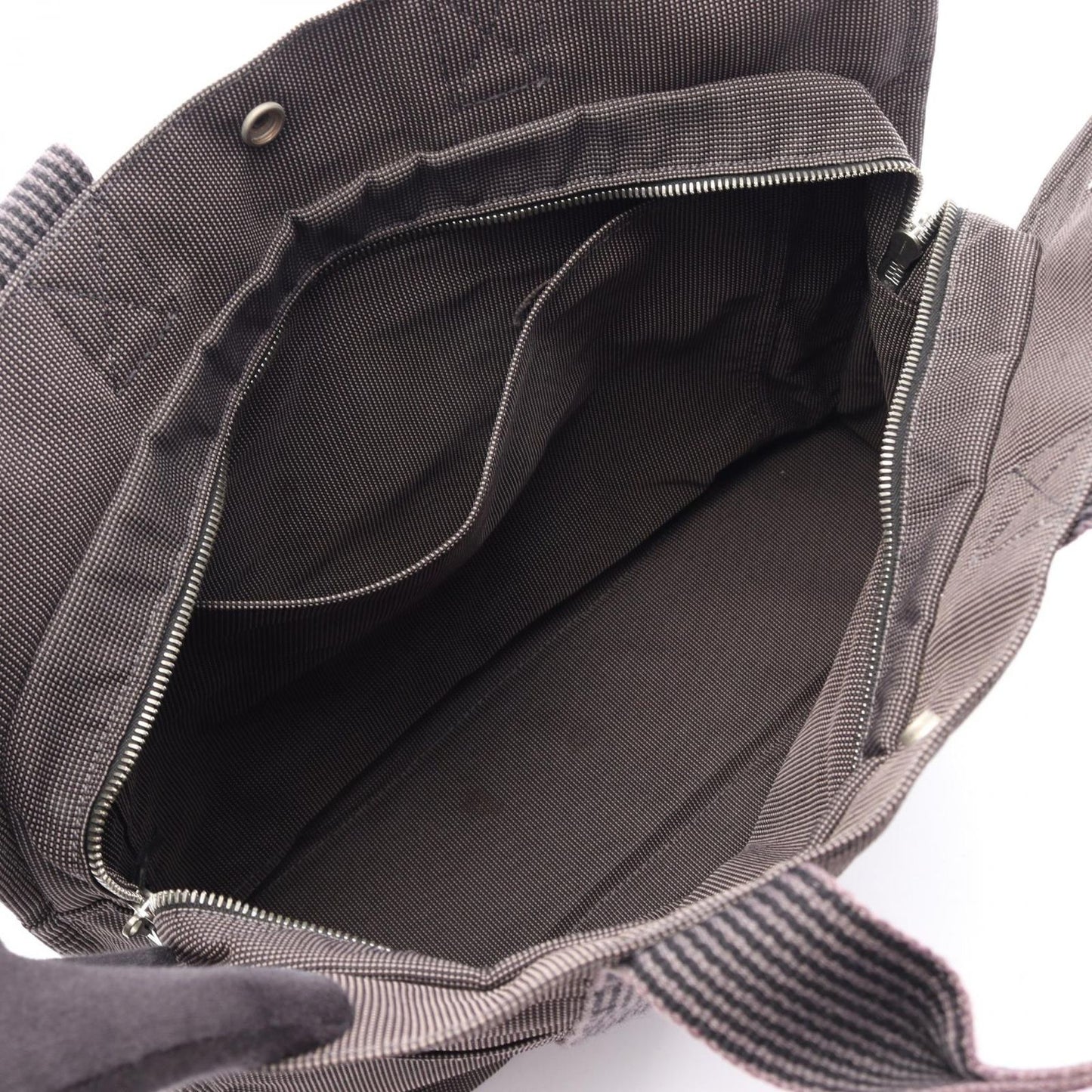 Hermes Tote Her Line Gray Canvas — view 3