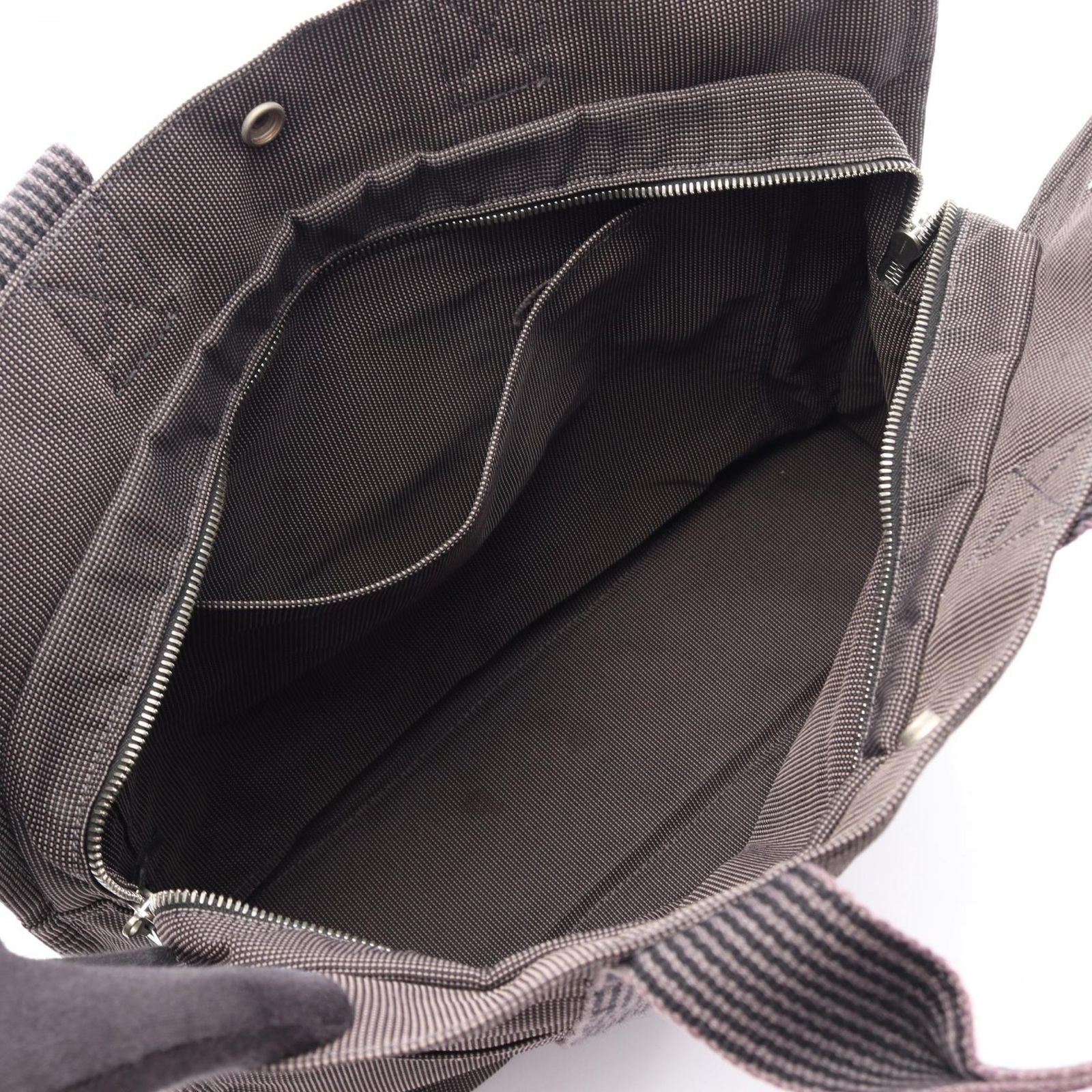 Hermes Tote Her Line Gray Canvas — view 3