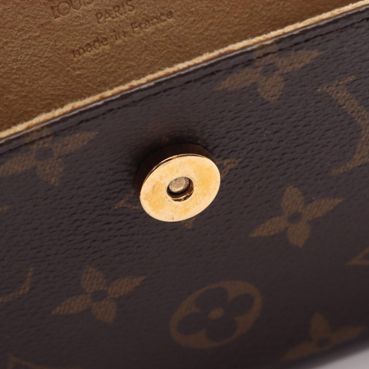 Louis Vuitton Waist Bag Pochette with Florentine Bouton Pression Canvas Leather — view 8