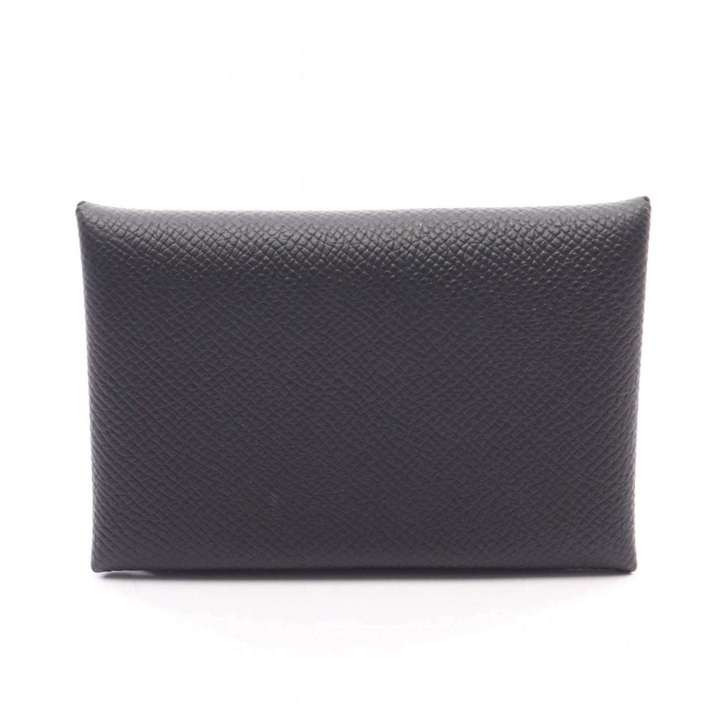 Hermes Coin Case Calvi Black Leather Calf
