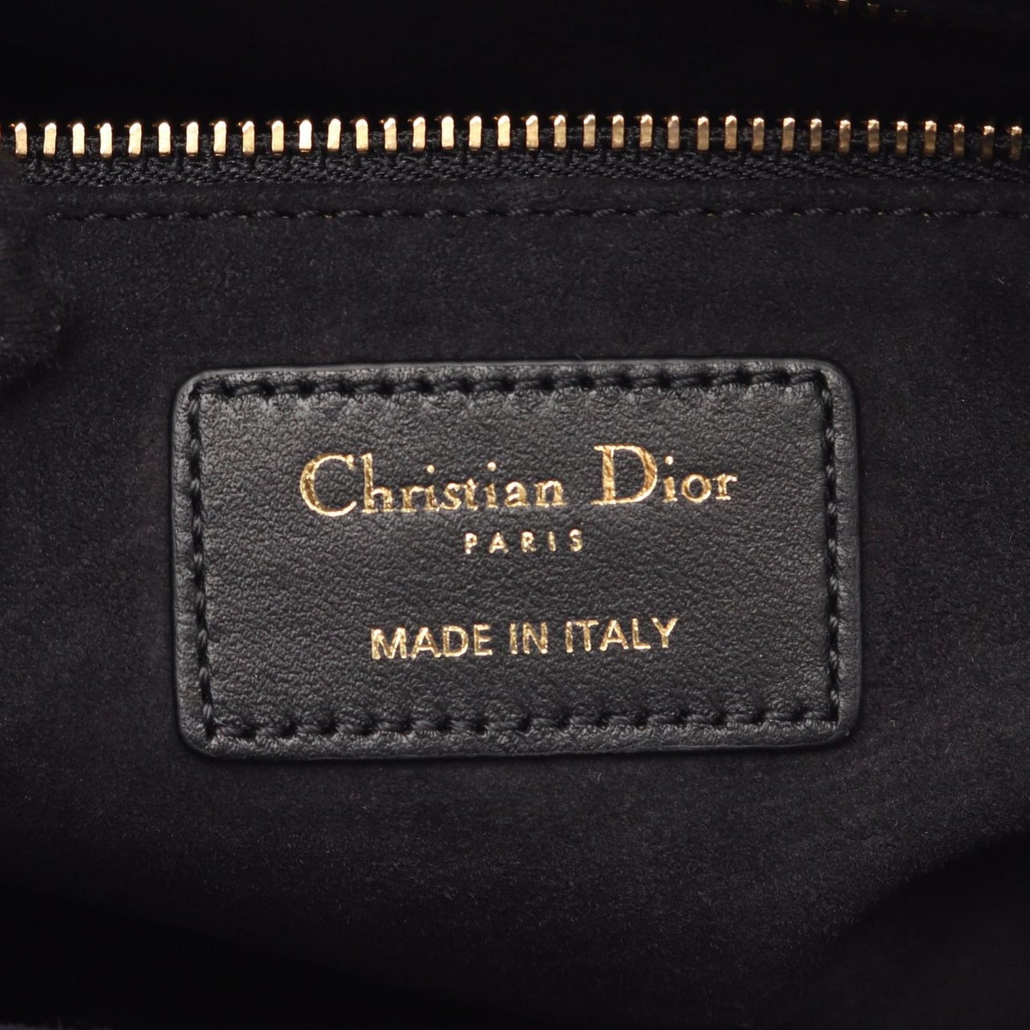 Dior Handbag Lady Dior Cannage 2-Way Black Leather Tote — view 4