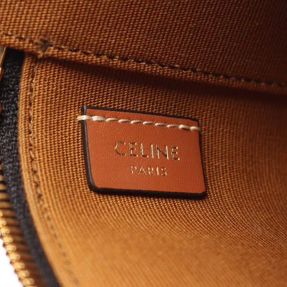 Celine Handbag Trio Vanity 2-Way Shoulder Black Brown Canvas Leather — view 4