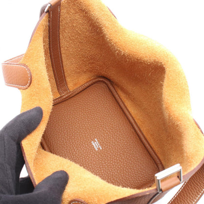 Hermes Handbag Picotin Lock PM Gold Leather — view 3